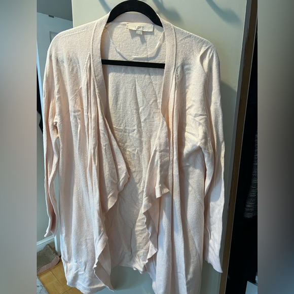 Loft Ballet Pink Open Cardigan - Picture 1 of 3